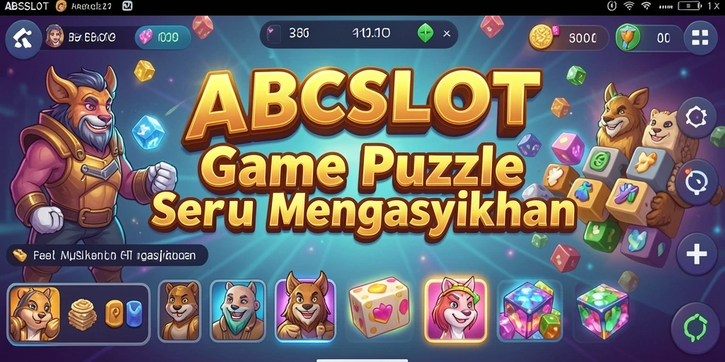 Tampilan menarik dari gameplay Puzzle ABCSLOT yang penuh tantangan.