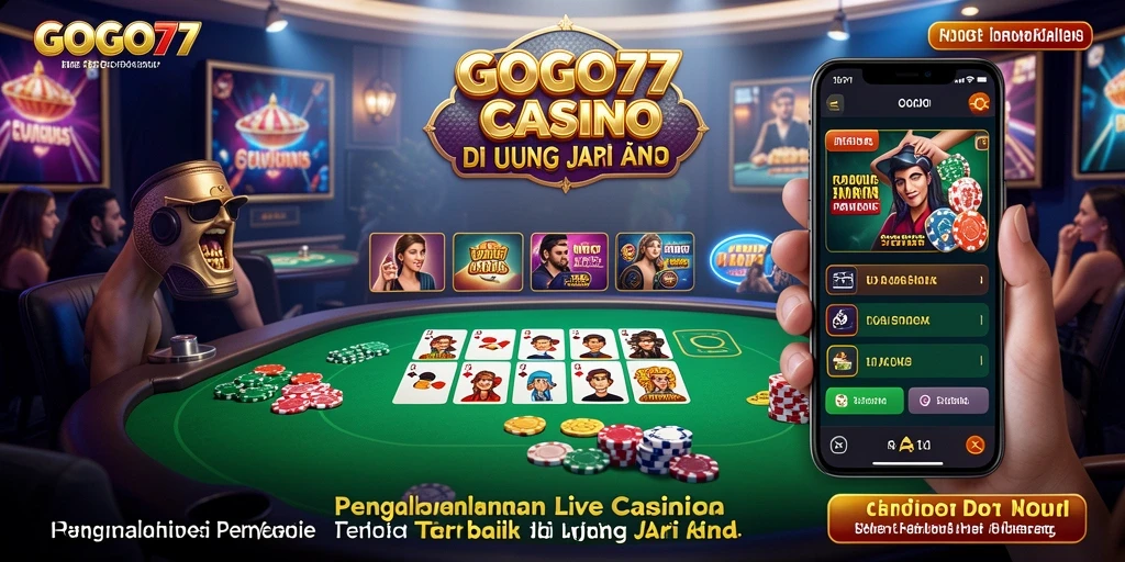 Gameplay Live Casino menarik dengan dealer profesional dan interaksi langsung.