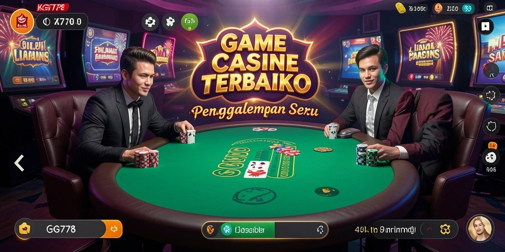 Tampilan gameplay KG778 yang mendebarkan dalam lingkungan Live Casino.