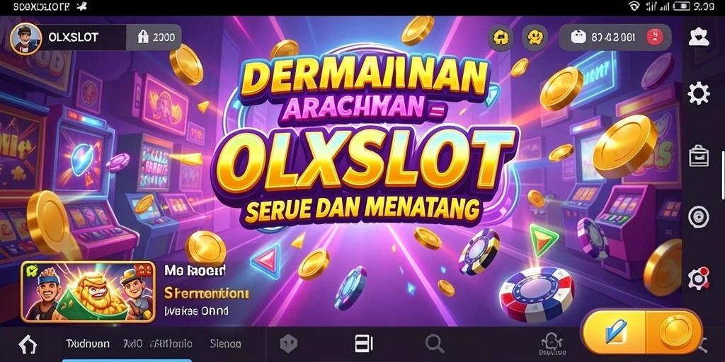 Tangkapan layar gameplay OLXSLOT yang menampilkan aksi arcade yang menegangkan.