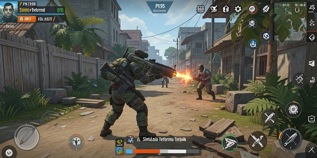 Pengalaman gameplay menarik dalam PK95 dengan fitur simulasi yang mendalam.
