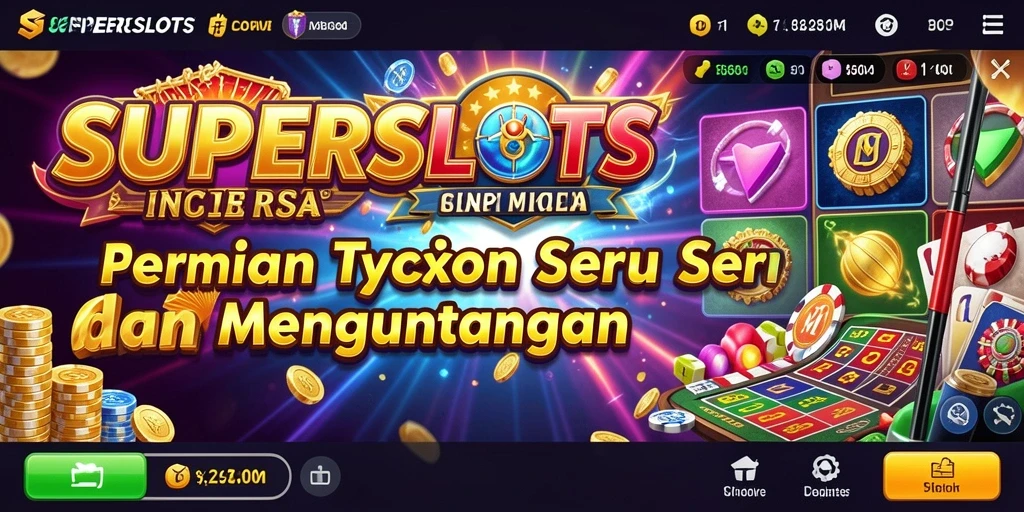 Tampilan menarik dari gameplay <strong>SUPERSLOTS</strong> yang seru dan menghibur.